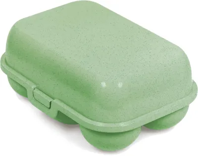 Obrázek produktu pro Nádoba na vajíčka EGGS TO GO MINI, na 6 vajec, zelená barva, KOZIOL
