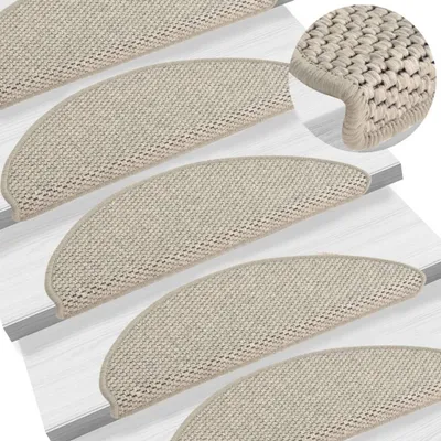 Zdjęcie produktu dla Samoprzylepne nakładki na schody, 15 szt., 65x21x4 cm, srebrne