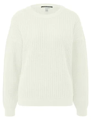 Produktbild von s.Oliver Strickpullover Crew Neck mit dreidimensionaler Strickstruktur Regular Fit