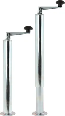 Produktbild von Abstellstütze ausdrehbar 2er Set, 48mm, 400 - 650 mm für PKW Anhänger
