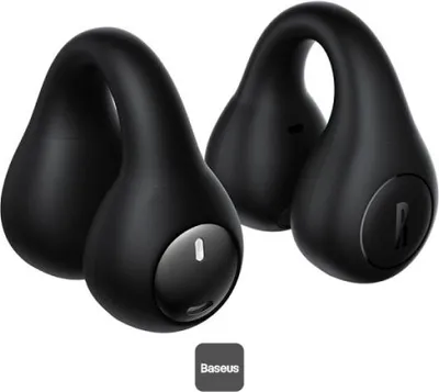 Obrázek produktu pro Bezdrátová sluchátka Baseus A00069101113-00, Bluetooth 5.3, Otevřená, Černá