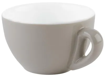 Porzellan-Kaffeetasse grau Ø 9,5 cm, 200 ml
