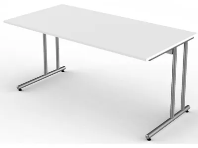 Produktbild von Schreibtisch start up BxT 160x80cm weiß