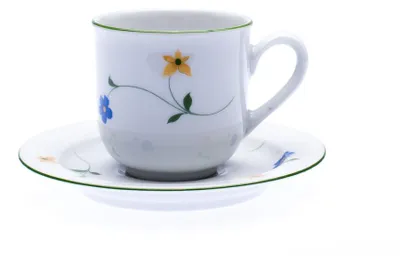 Obrázok produktu pre Thun 1794 Šálka a podšálka, 90 ml, Jana, malé kvety, porcelán Thun