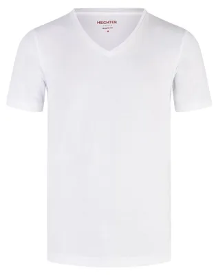 Produktbild von Daniel Hechter - Shape Fit - Doppelpack Herren Kurzarm T-Shirt V-Neck/V-Ausschnitt (100925 76060), Größe:S, Farbe:Weiß (010)