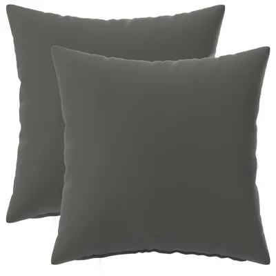 Productafbeelding van vidaXL Kussenhoezen, 2 stuks, HEERLEN, antraciet, 50 x 50 cm, polyester
