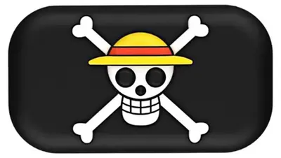 Image de MONEY WALKIE, porte-monnaie sans contact pour enfants avec motif Luffy, noir