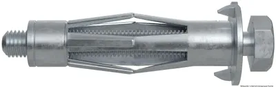 Produktbild von Fischer 519783, Schrauben- & Dübelsatz, Gipsfaserplatten, Gipskarton, Metall, 1,2 cm, 54 mm, 1,2 cm