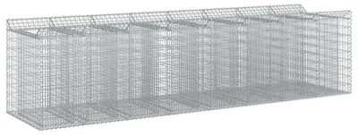 Produktbild von Gabionen-Hochbeet 4 pcs Silber