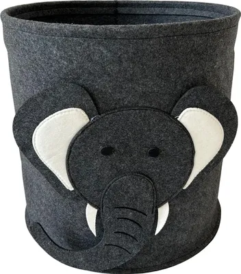 Produktbild von Aufbewahrungskorb Elefant rund