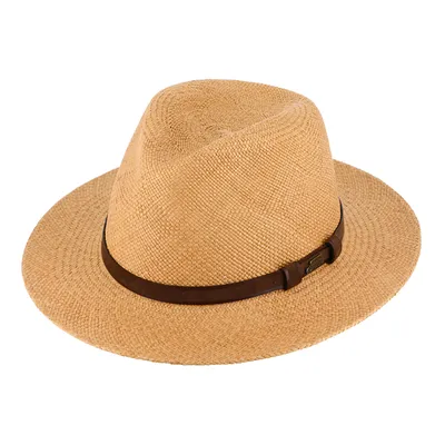 Produktbild von Fiebig Panamahut Traveller mit Kunstlederband Cognac Gr. 57