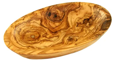 Produktbild von Ovaler D.O.M.® Schale aus Olivenholz 15 cm