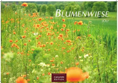 Produktbild von Blumenwiese Kalender 2027 - Wandkalender | Fotokalender Naturkalender 24x35cm | Wunderschöne Fotos der blühenden Natur