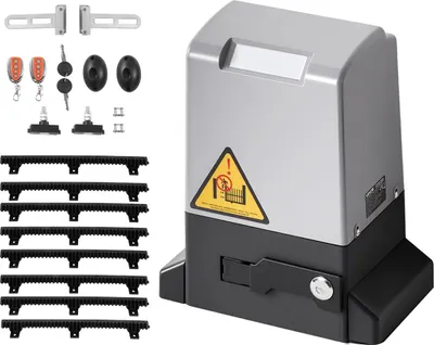 Zdjęcie produktu dla Elektryczny napęd do bram przesuwnych o mocy 400 W, obciążalność 2204 funty, czujnik podczerwieni