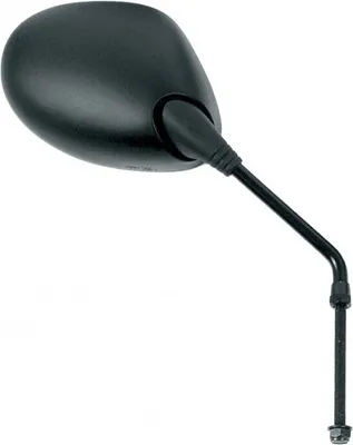 Image de Miroir de moto Vicma, modèle noir, filetage M8/125, compatible avec le Peugeot Metal-X 50