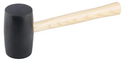 Obrázek produktu pro Palice gumová 65mm 34cm násada dřevo 19252