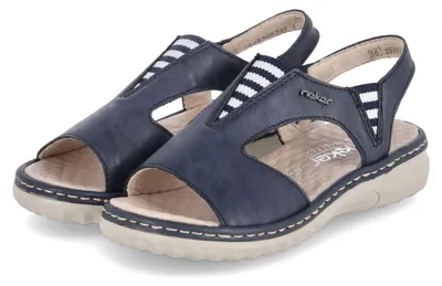 Obrázok produktu pre Rieker dámske sandále tmavomodré syntetické Veľkosť: 42