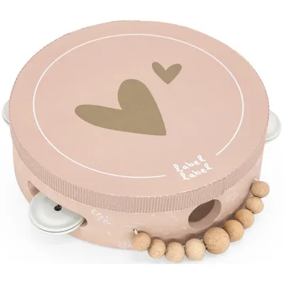 Obrázek produktu pro Label Label Dřevěná tamburína Pink