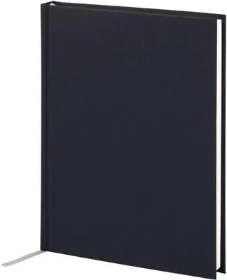 Produktbild von Notizbuch gebunden A5 96 Blatt dotted grid offwhite schwarz