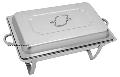 Image de Chafing Dish, acier inoxydable, capacité 9L, argent