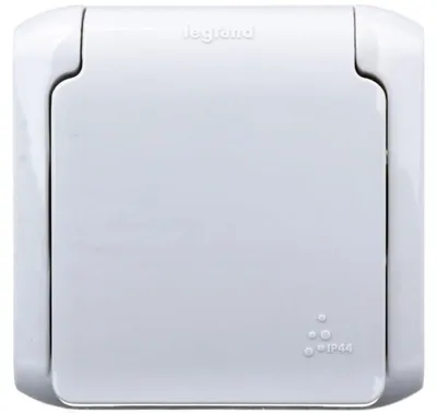 Produktbild von FORIX Einzelsteckdose mit/ohne 16A IP44 mit Abdeckungen, grau 782395