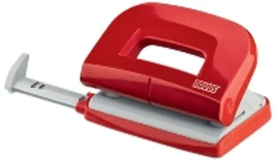 Produktbild von Novus Locher E 210, bis 10 Blatt rot/grau, im Blister