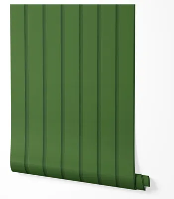 Produktbild von Selbstklebende Tapete Möbelfolie Grün Lamellen 3D Wandpaneel Effekt Moderne Tapete für Wohnzimmer Schlafzimmer Flur Büro Matte Oberfläche Stilvoll 5m x 0,5m
