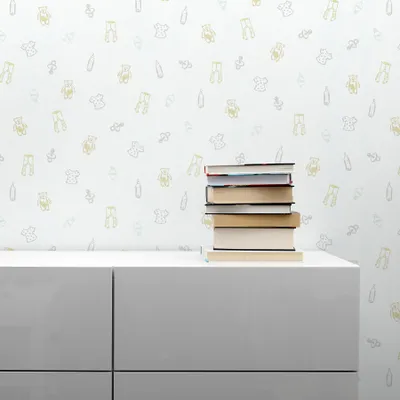 Produktbild von TADESSI Tapete Kinderzimmer M1-No.1557 Vliestapete Creme Gold Babyzimmer Jungenzimmer Mädchenzimmer