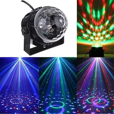 Obrázek produktu pro RGB LED PROJECTOR DJ DISCO Club Magic Ball Stage Lamp Spotlight Sound Control Light Effect Light Stage Lighting