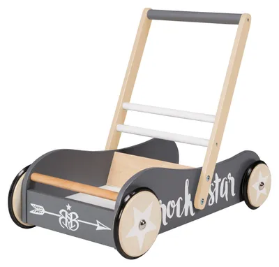 Produktbild von roba Lauflernwagen 'Rock Star Baby 3', mit Bremse, als Puppenwagen nutzbar