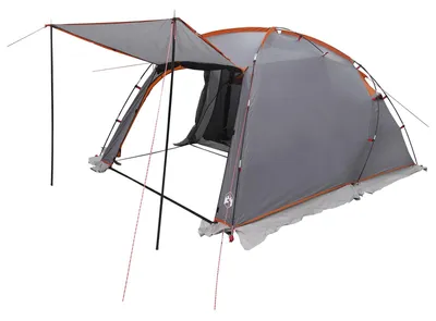 Obrázok produktu pre vidaXL tunelový stan, sivý a oranžový, 361 x 235 x 147 cm