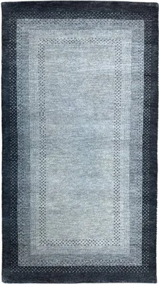 Produktbild von Teppich GABBEH ROYAL | Handgeknüpft | Farbe: Grau; Größe: 80x250 cm | strapazierfähig und leicht zu reinigen | Wohnzimmer | Schlafzimmer
