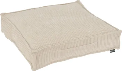 Produktbild von H.O.C.K. Jonny Matratzenkissen 50x50x10cm beige ecru schmaler Cord
