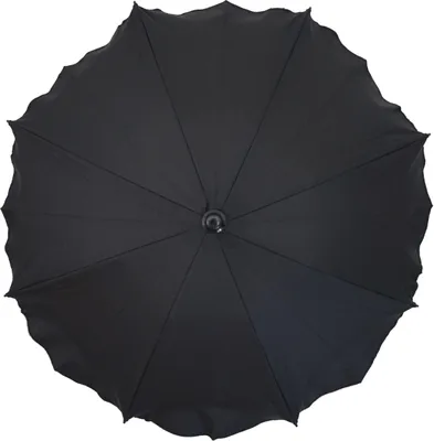 Produktbild von Skyline Sonnenschirm für Kinderwagen flexiblem Befestigungsarm UV-Schutz50+ Sonnensegel Sonnenschutz Kinderwagen-Sonnensegel, Ø63cm, Schwarz