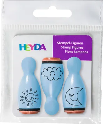 Obrázek produktu pro HEYDA 20-48 886 60, Sada razítek pro děti, Černá, Modrá