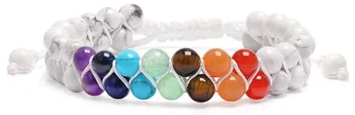 Produktbild von Armband "Chakra" Howlith- und Chakra Edelsteine