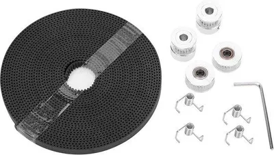Image de Accessoires pour imprimantes 3D : pignon synchrone GT2 à 20 dents