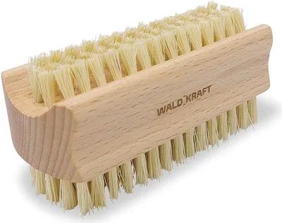 Produktbild von Nagel- und Handwaschbürste aus Buchenholz, beidseitig, Fibre