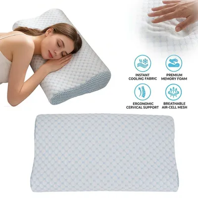Produktbild von Orthopädisches Kissen Memory Foam Nackenstützkissen Ergonomisches Kopfkissen