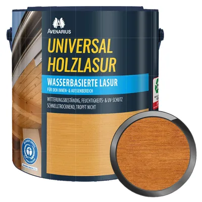 Produktbild von Avenarius Universal Holzlasur - 5 Liter Teak