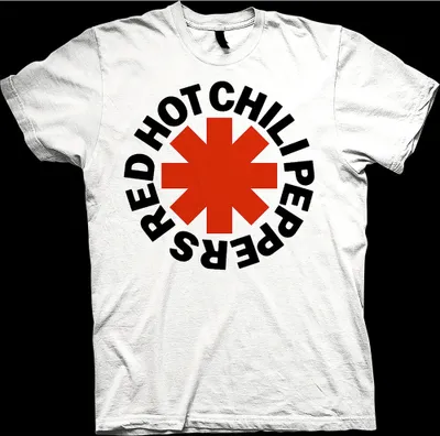 Produktbild von Red Hot Chili Peppers Red Asterisk White L T-Shirt