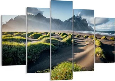 Produktbild von Bild auf Leinwand - Leinwandbild - Vulkan Natur - 150x100cm - Wand Bild - Wanddeko - Wandbilder - Leinwanddruck - Bilder - Kunstdruck - Wanddekoration - Leinwand bilder - Wandkunst - EA150x100-3496