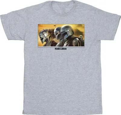 Produktbild von Star Wars - "The Mandalorian" T-Shirt für Herren BI47430 (S) (Grau)