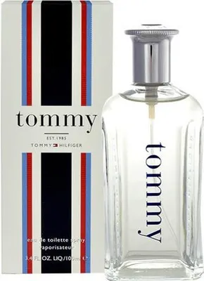 A bottle of Tommy Hilfiger Tommy Man eau de Toilette and its packaging.