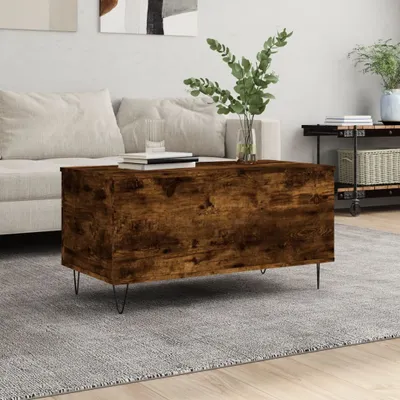 Produktbild von "2026 Promotion" Couchtisch Wohnzimmer - Kaffeetisch - Räuchereiche 90x44,5x45 cm Holzwerkstoff - Sofatisch CC29602
