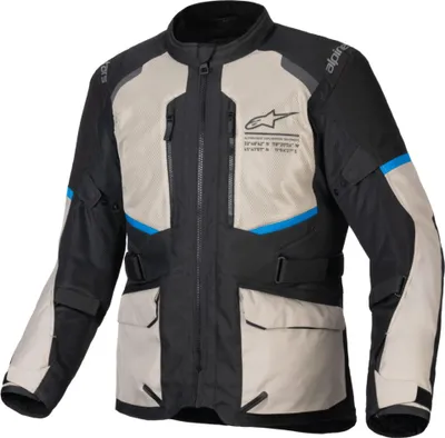 Image de Veste ANDES AIR DRYSTAR, ALPINESTARS (noir/gris vert/bleu, taille XL)