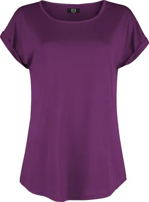 Produktbild von RED by EMP Damen lilanes Basic T-Shirt 5XL