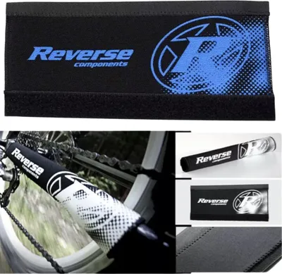 Produktbild von Reverse Fahrrad Neopren Kettenstrebenschutz Schwarz/Blau