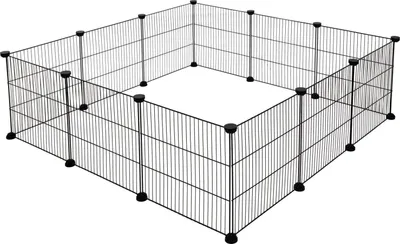 Immagine prodotto di Recinto modulare Kerbl Hopsi, 12 griglie 35x35 cm, interno/esterno, espandibile
