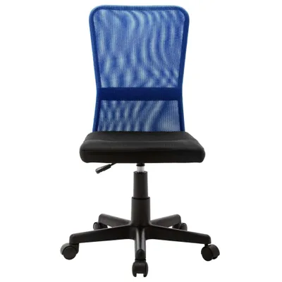 Zdjęcie produktu dla Krzesło Biurowe, Czarno-Niebieskie, 44X52X100 Cm, Z Siatką Lumarko! Lumarko!